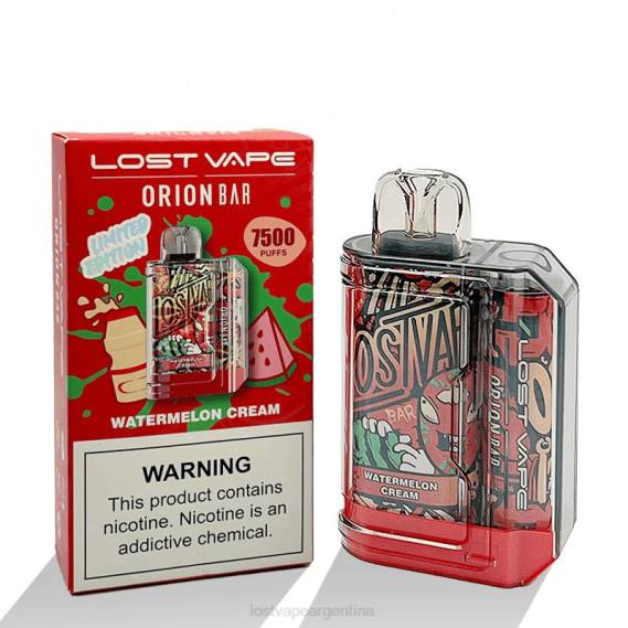 Lost Vape Customer Service 6ZFL99 | Lost Vape Orion barra desechable | 7500 bocanadas | 18ml | 50 mg crema de sandia