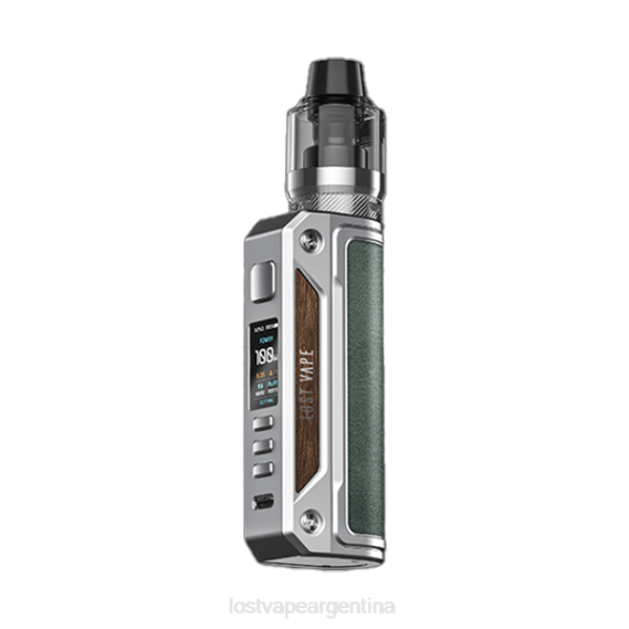 Lost Vape Flavors Argentina 6ZFL13 | Lost Vape Thelema kit solo de 100w inox/verde mineral