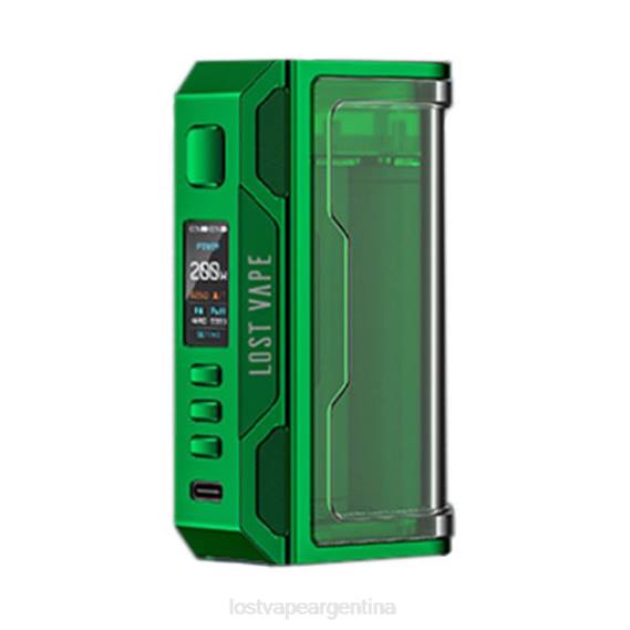 Lost Vape Review Argentina 6ZFL185 | Lost Vape Thelema misión 200w mod verde/claro